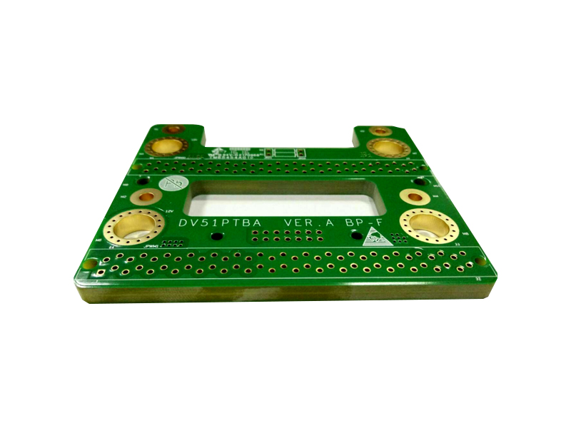 Twelve layer thick copper sinking gold high-power power board