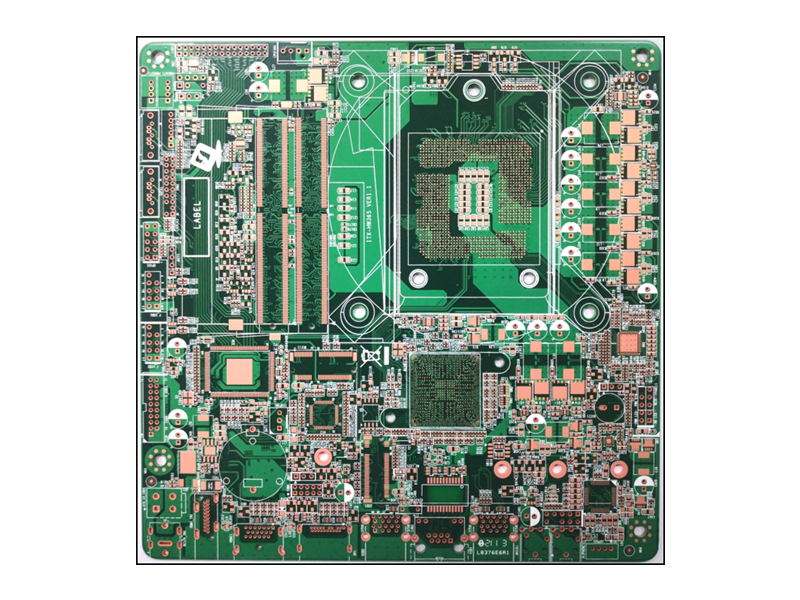 Six layer industrial control motherboard