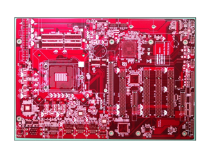 Six layer red oil OSP industrial control motherboard