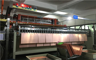 Whole board electroplating line